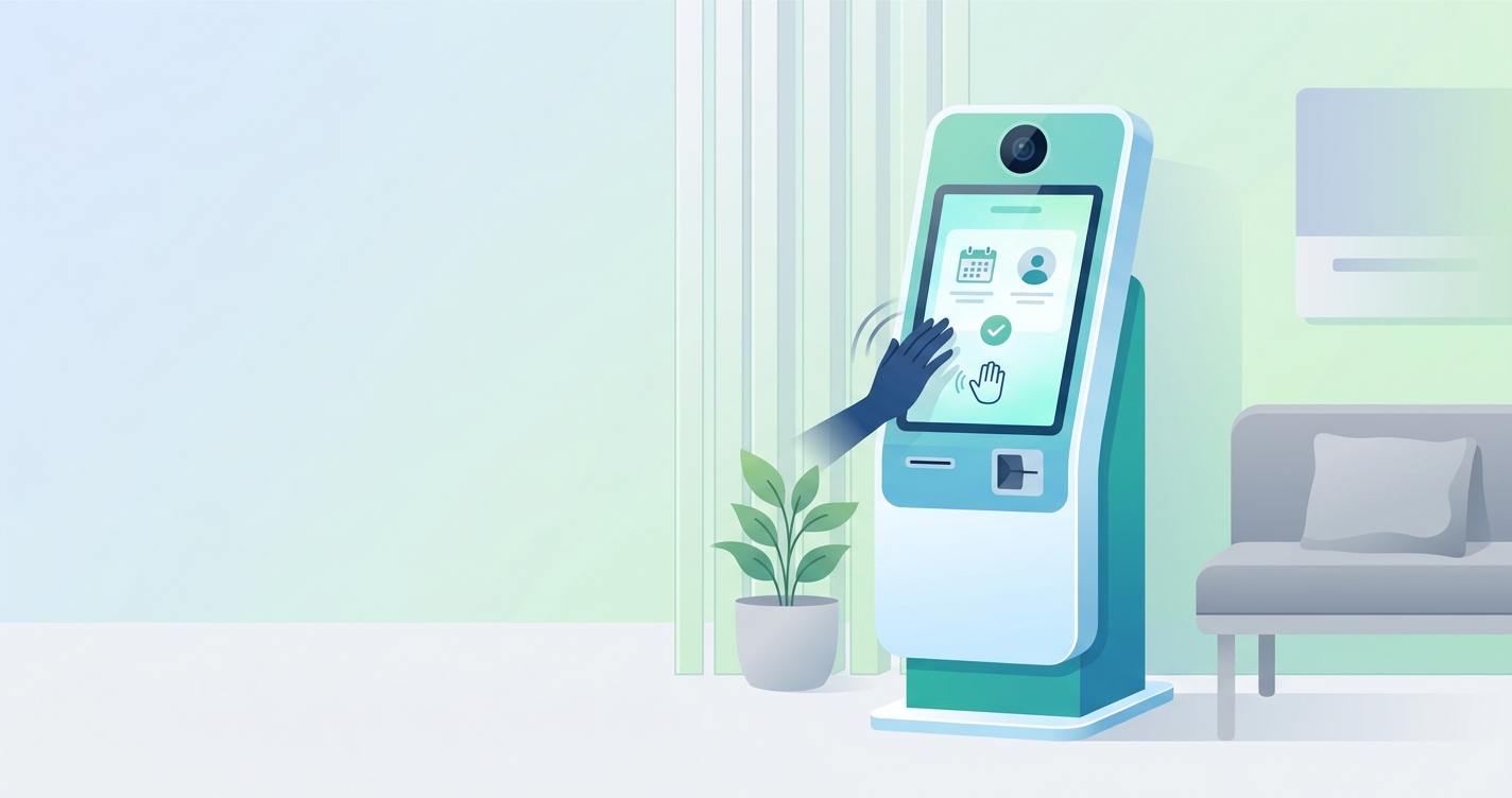 Why do some clinic check-in kiosks now have cameras pointed at you?